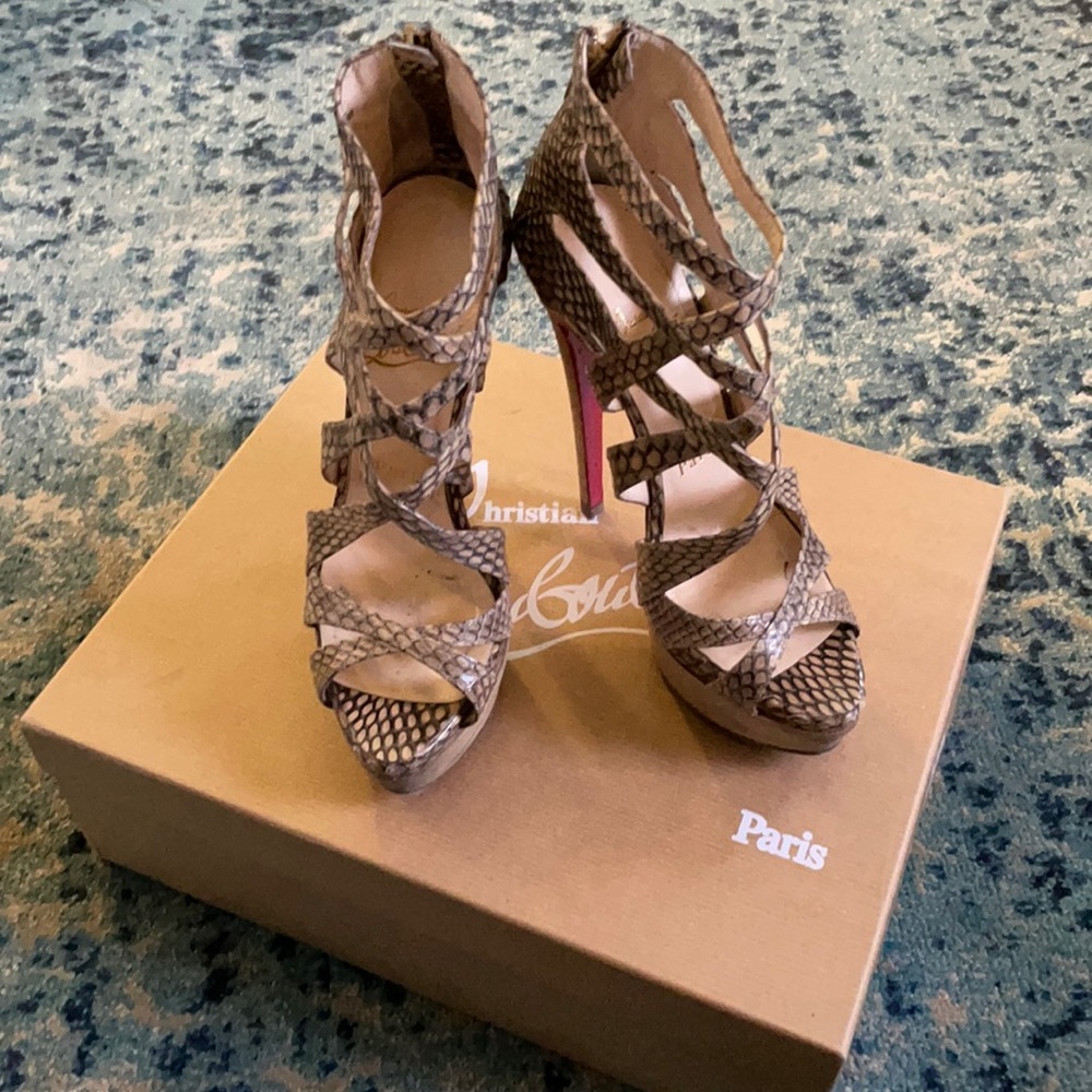 Christian Louboutin Cobra Strappy sandal Heels